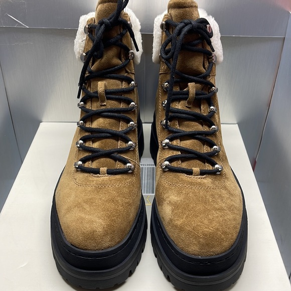 BNIB MARC FISHER LTD PIERSON LUG SOLE BOOTIE TAN Assorted sizes - Picture 8 of 10